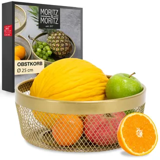 Moritz & Moritz Obstschale Gold 25 cm