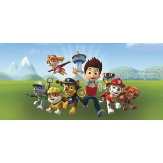 Leinwandbild BÖNNINGHOFF "Paw Patrol", bunt (farbe bild(er): grün, blau, rot, gelb, orange, rosa), B:70cm H:33cm, MDF, Papier, Bilder, Leinwandbild