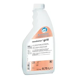 Dr. Weigert neodisher® Grill Grillreiniger, Flüssigkonzentrat, Intensivreiniger entfernt kraftvoll hartnäckige Anschmutzungen, 750 ml - Flasche ohne Sprühkopf