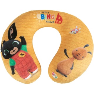 Bing Baby Nackenkissen Reise Nackenkissen Stoff Bing Bing Kinder, gelb, 23x20x9