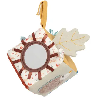 Patinio Spielwürfel , Pink, Dunkelblau, Hellgrün, Hellgelb, Rotbraun , Kunststoff, Textil , 11x11x11 cm , ISO 9001 , Spielzeug, Sonstiges Spielzeug