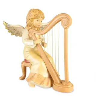 Goebel Engelfigur Sanfte Melodie Champagner - Himmelsboten Weihnachten