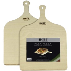 HOT! Kitchenware Pizzaschaufel, Made in Italy, Pizzaschieber aus Birkenholz 29x41,5cm (2er Set)