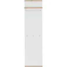 Bild Garderobenpaneel, Weiß, Eiche Artisan, - 45x169x28 cm,