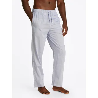 Tommy Hilfiger Pyjamahose "WOVEN PJ PANT PRINT", Herren, Gr. XXL (56), N-Gr, blau (vessel blau), Jersey, Obermaterial: 100% Baumwolle, TOMMY HILFIGER UNDERWEAR, gestreift, Basic, Basic lang, Hosen Pyjamahose, mit Streifenmuster