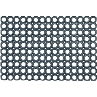 ASTRA-Kollektion Fußmatte Gummi Quadro light 40 cm x 60 cm