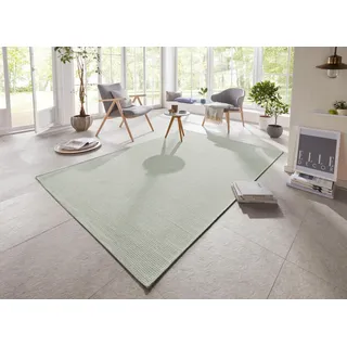 Teppich ELLE DECORATION "Millau" Gr. 2, grün, B:80cm H:4mm L:150cm, Kunstfaser, Teppiche, Teppich, Flachgewebe, In-& Outdoor, Modern, Terrasse, Balkon, Wohnzimmer