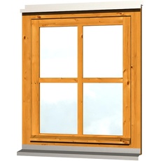 Bild von Skan Holz Einzelfenster Rahmenaußenmaß 69,1 x 82,1 cm Eiche hell
