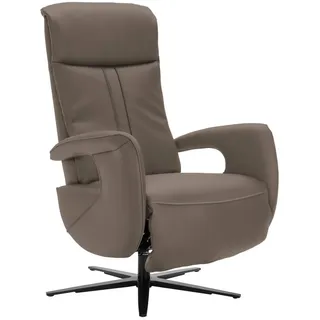 Dieter Knoll Relaxsessel , Braun , Leder , Echtleder , Rindleder , 71x112x83 cm , Goldenes M , Lederauswahl, Relaxfunktion , Wohnzimmer, Sessel, Ledersessel