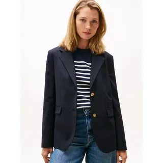 Tommy Hilfiger Longblazer »TIMELESS WOOL REG STRT SB BLAZER« mit Wolle,