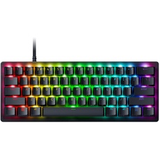 Razer Huntsman V3 Pro Mini-Analoge optische E-Sport Tastatur im 60 Prozent Format (Schnellfeuer-Modus, Snap Tap, Digitaler Drehregler & Steuerungstaste, Doubleshot-PBT-Tastenkappen) US-Layout, Schwarz