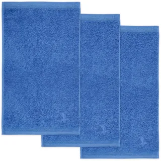Möve Superwuschel Gästehandtuch 30 x 50 cm cornflower 3 St.