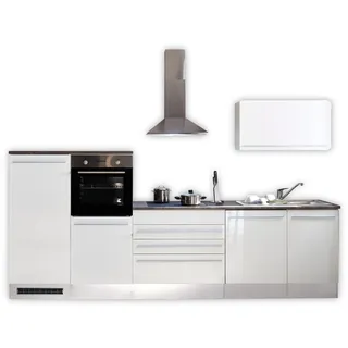 BASIC by Balculina Küchenzeile 320 cm Weiß