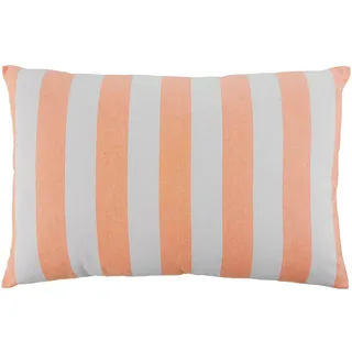 Butlers Kissen Little Italy 40x60 cm , Orange, Weiß , Textil , 40x60 cm , Heimtextilien, Wohntextilien, Kissen, Zierkissen