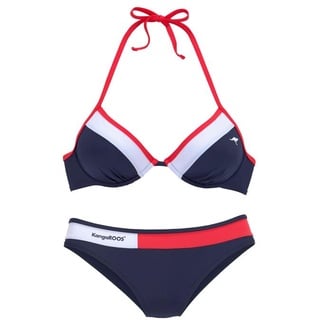 KangaROOS Bügel-Bikini Damen marine Gr.36 Cup F