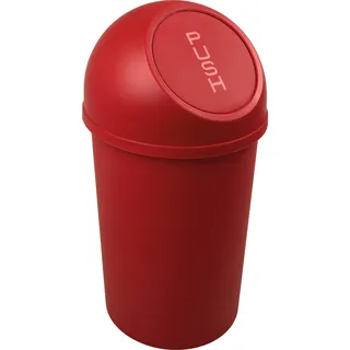helit H2401125 - Push-Abfallbehälter „the flip“ 13 L, rot