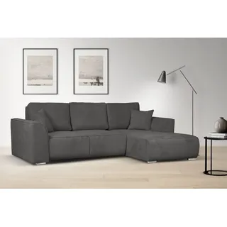 OTTO home »BEATRICE optionale Schlafsofa mit Bettkasten, B/T/H: 265/170/86 cm« L-Form, wahlweise auch mit Bettfunktion und Bettkasten,