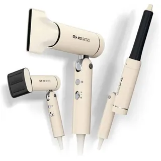 G+ G+ RETRO 410 5in1 Haarstyler Panna 1300W Weiß, PSTYLEG+410