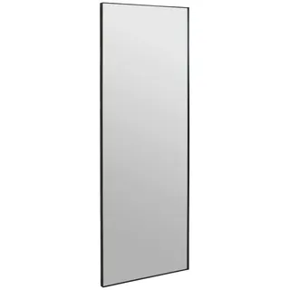 Mid.you Wandspiegel , Schwarz , Metall, Glas, Holzwerkstoff , rechteckig , 60x160x3 cm , Bsci , Garderobe, Garderobenspiegel