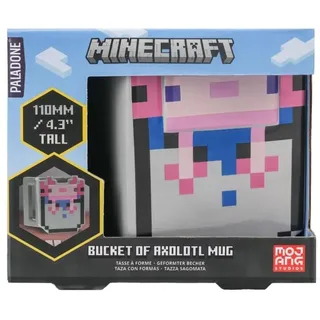 Paladone Axolotl Eimer-Tasse 0,4 l Mehrfarbig