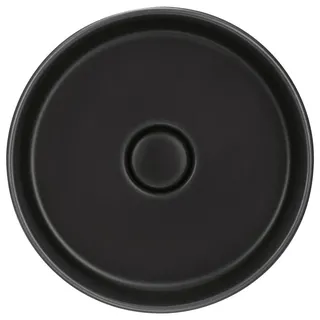 Systemceram Waschbecken , Schwarz , Keramik , 40x10.2x40 cm , Made in Germany, DIN EN ISO 50001 , Ab- und Überlaufgarnitur , Badezimmer, Waschbecken & Armaturen, Waschbecken