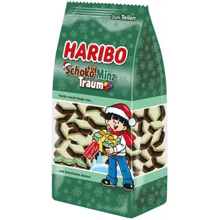 Haribo Schoko Minz Traum aromatisches würziges Lakritzkonfekt 300g