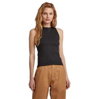 G-STAR RAW Damen Racer Slim Tanktop, Schwarz (dk Black D23132-D275-6484), L