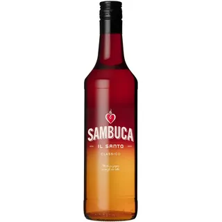 IL SANTO Sambuca - Anislikör - Ausgewogene Mischung aus Anis und Süßholz - Weich-süße Note - Prämierter Anis-Schnaps 38% Vol. - (1 x 0.7 l)