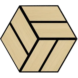 sonido Akustikpaneel Sonido Eiche Hellbraun 6 St. 30 x 26 x 1,8 cm