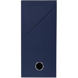 Exacompta 89427E Premium Transferbox Hartpappe 12cm Rückenbreite DIN A4 ideale Transportbox und perfekt geeignet für die sichere Aufbewahrung Ihrer Ordner dunkelblau