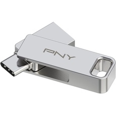 PNY 256GB Duo LINK USB 3.2 Typ-C Dual Flash Drive für Android-Geräte und Computer - Externer mobiler Speicher für Fotos, Videos und mehr - 200MB/s