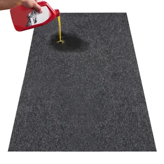 Vevor Garagenbodenmatte 2692,4 x 6705,6 x 2,4 mm Werkstattboden 820-850 g/m2 Garagenboden Filz & TPE Öl Auffangmatte Garagenmatte Servicematte Bodenschutz Bodenplatten für Garage