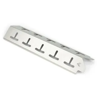 Grillrost.com Das Original Grillrost Flammabdeckung Edelstahl silber