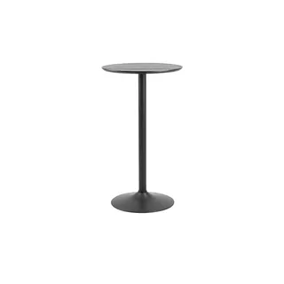 Actona GROUP Bartisch »Ibiza«, (1 St.), Bartisch rund Ø 60 cm, Schwarz, mit Trompete Gestell