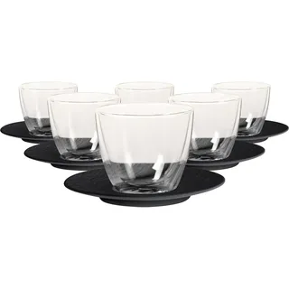 Villeroy & Boch Manufacture Rock Café au Lait-Set 250 ml 6er Set