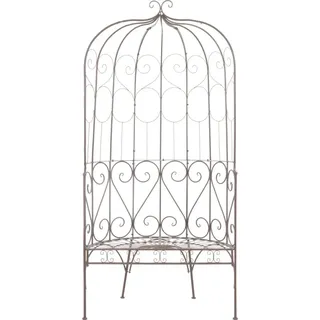 vidaXL Gartenbank 95 cm Eisen Antik Braun - Braun