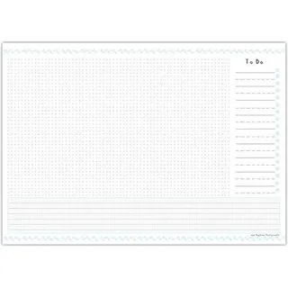 Schreibtischunterlage - Professionelle Schreibtischunterlage - Bureaumatik - Antislip - Weiß