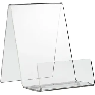 Buchständer Acryl A7, Acryl (PMMA), transparent