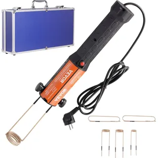 Vevor magnetisches Induktionsheizgerät-Set, 1 kW Induktionsheizgerät, Bolzen-Induktionsheizgerät mit 10 Induktionsspulen,