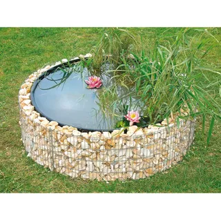 Bellissa Gabionen-Hochteich 146 x 146 x 40 cm