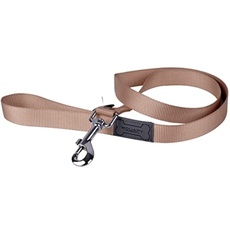 WOUAPY Leine Basic Line, Leine für Hunde von 40 mm x 50 cm beige