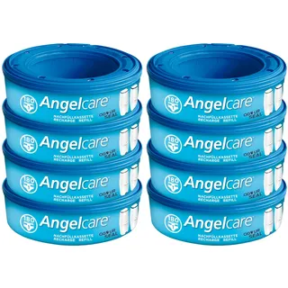 Angelcare 8er-Pack Original Nachfüllkassetten für Angelcare Windeleimer Comfort Plus