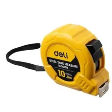 Deli Tools Steel Measuring Tape 10m/25mm EDL9010B (yellow)