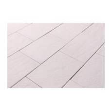 Terrassenplatte Schieferoptik Creme-Weiß 40 cm x 60 cm x 3,8 cm
