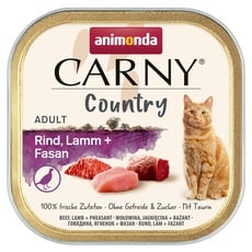 Bild von Carny Country Adult Rind, Lamm & Fasan 32 x 100 g