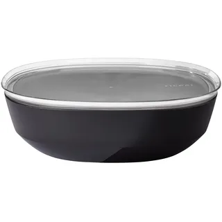 Mepal Servierschale mit Deckel Silueta nordic black 4 l
