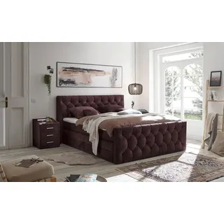 ed-lifestyle Mid.you Cashfield 8 ca. 180x200 cm Aubergine