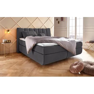 Leonique Boxspringbett »Océane« Bodenfrei- wirkt freischwebend, verschiedene Härtegrade (auch H4), braun