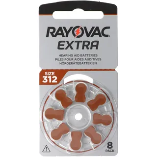 Rayovac Typ 312 180 mAh 8 St.