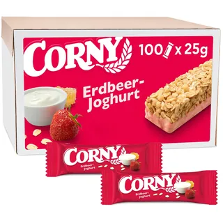 CORNY Classic Erdbeer-Joghurt Müsliriegel 100 Riegel